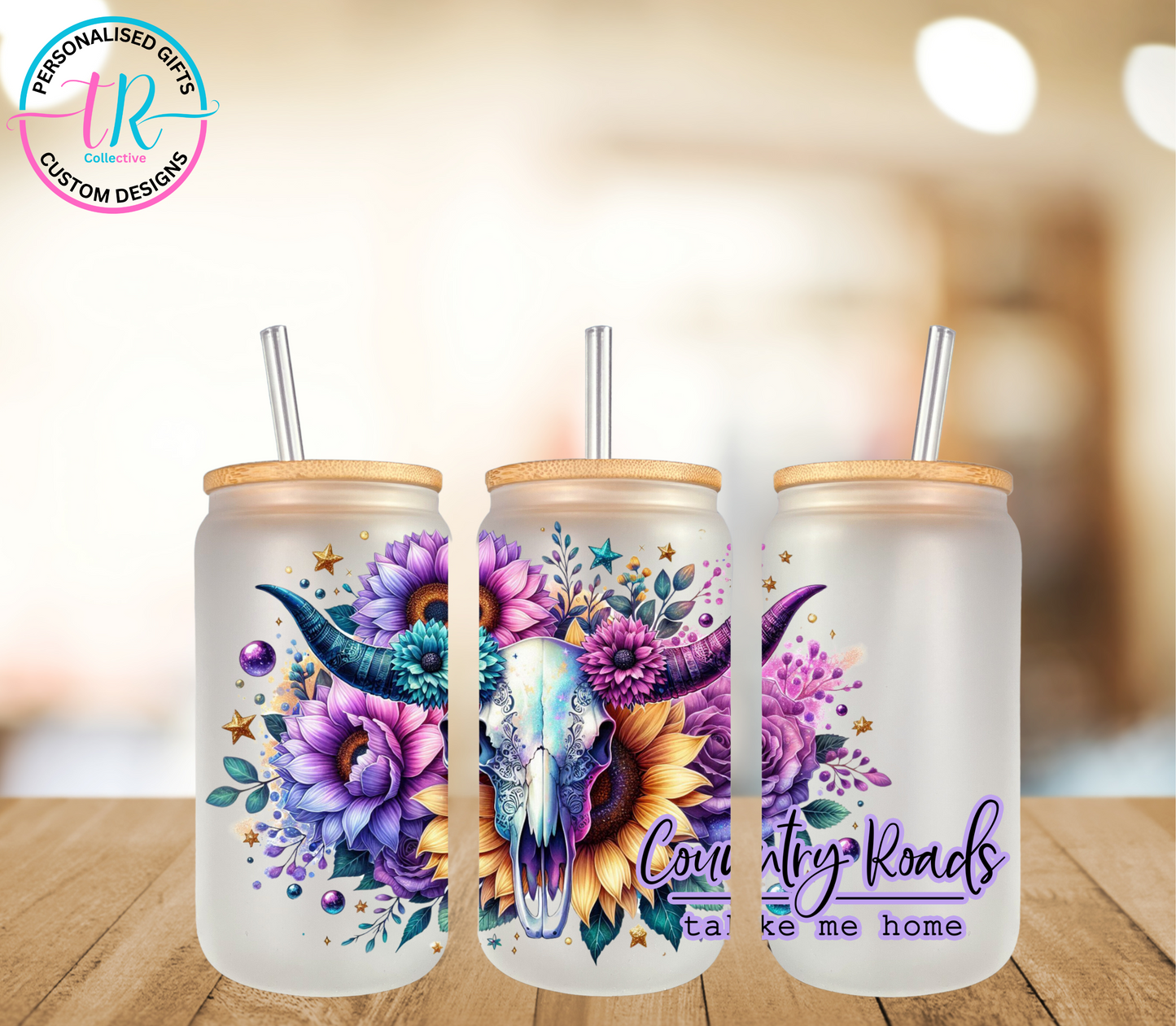 16oz-glass-tumbler-glass-can-glass-tumbler-with-straw-country-roads-TR-collective-front