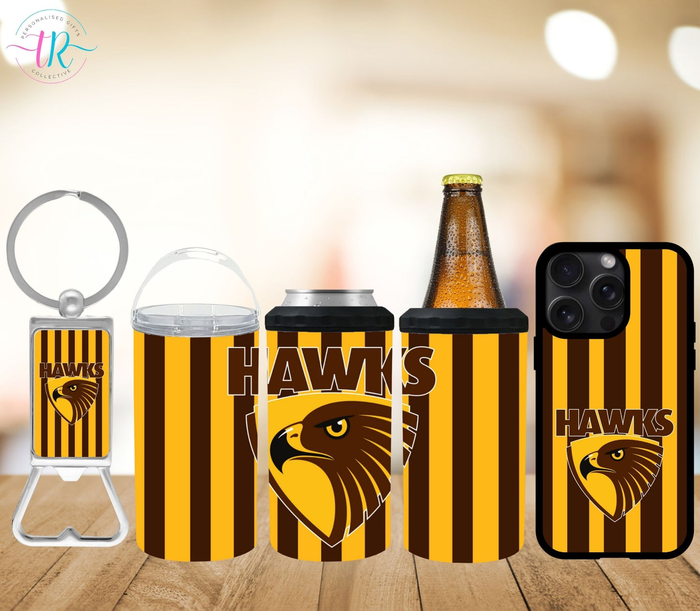 4-in-one-can-cooler-keychain-bottle-opener-phone-case-set-Hawks-tr-collective-front
