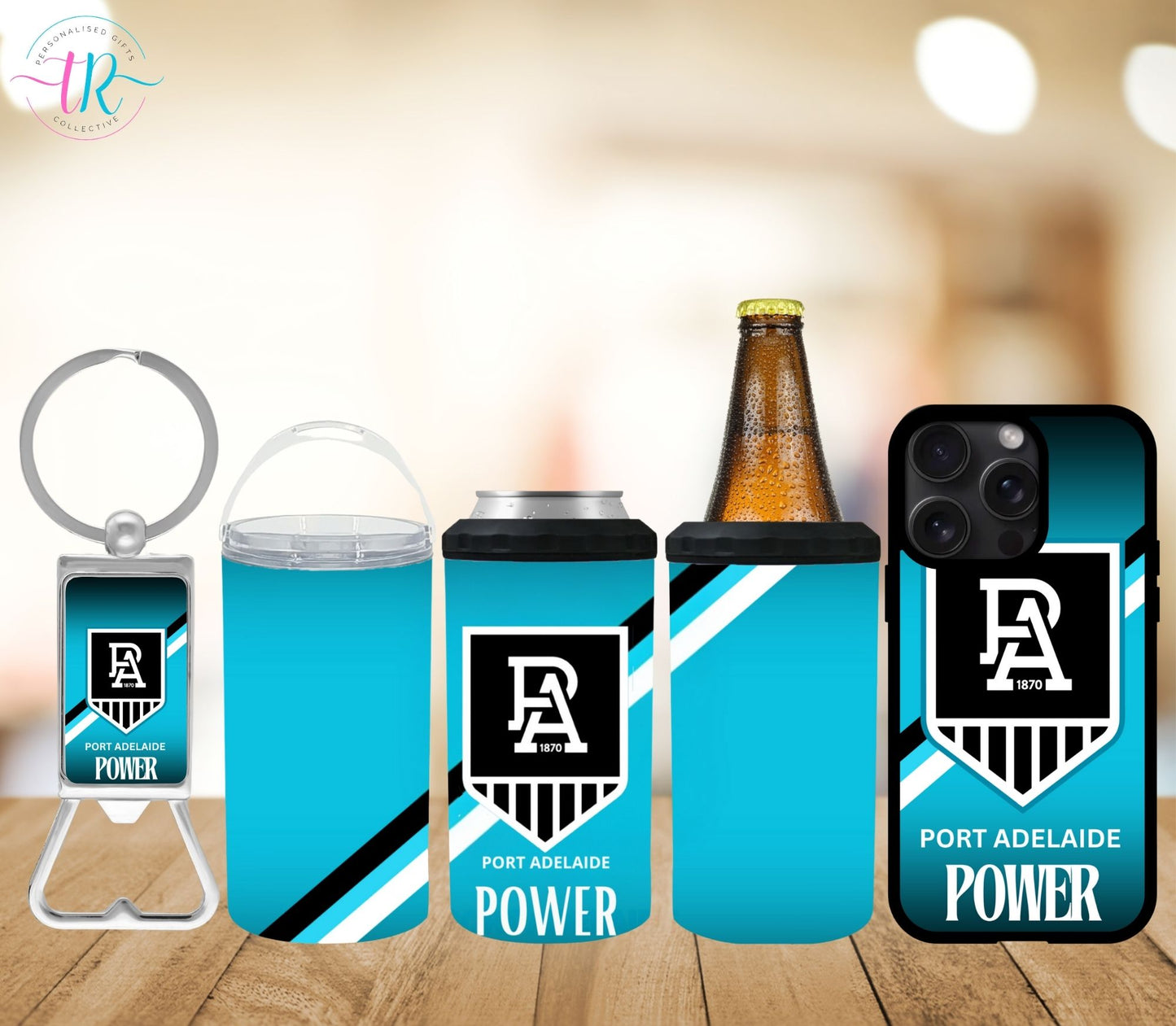 4-in-one-can-cooler-keychain-bottle-opener-phone-case-set-Port-Adelaide-tr-collective-front