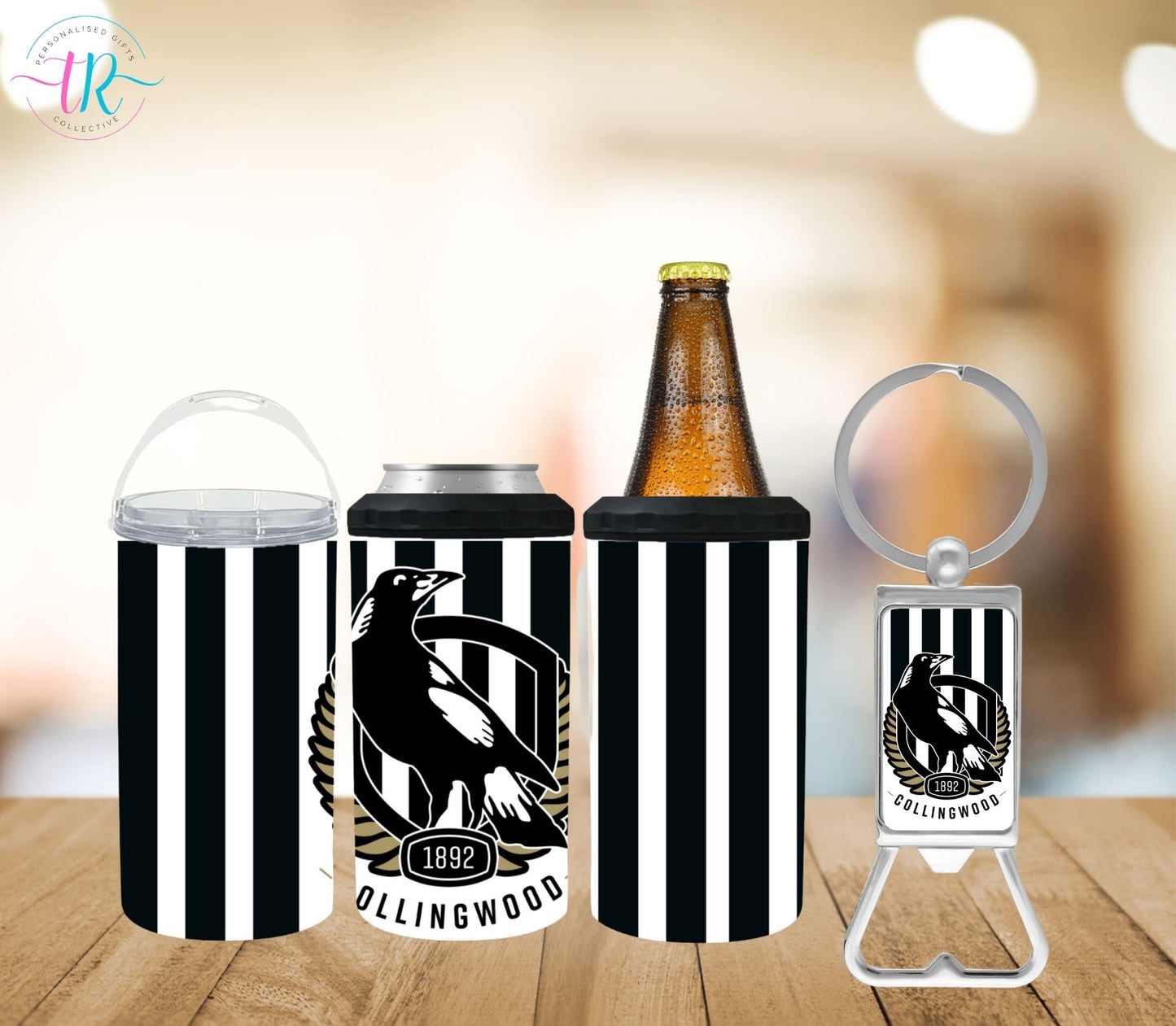 4-in-one-can-cooler-keychain-bottle-opener-set-Collingwood-tr-collective-front