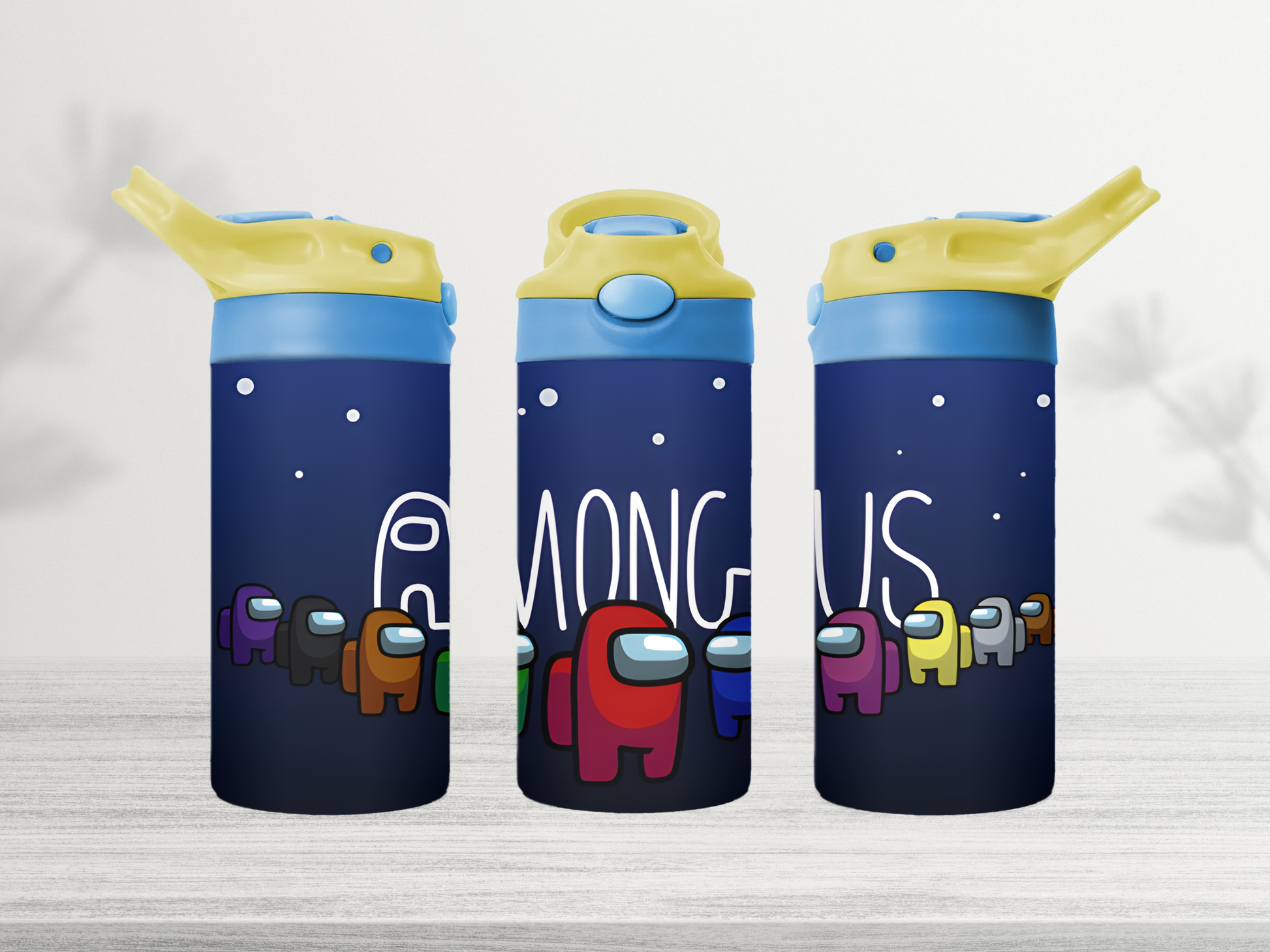 12oz-kids-flip-top-drink-bottle-insulated-water-bottle-drink-bottle-amoung-us-TR-collective-yellow-blue-lid-front