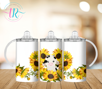 12oz-sippy-cup-sippy-sippy-cup-sunflower-cow-TR-collective-front