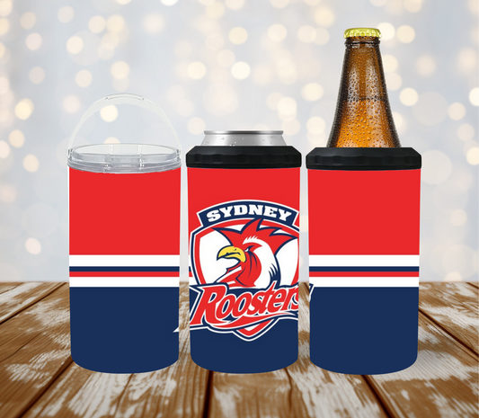 4 in 1 Stubby/Can Cooler Tumbler - The Roosters