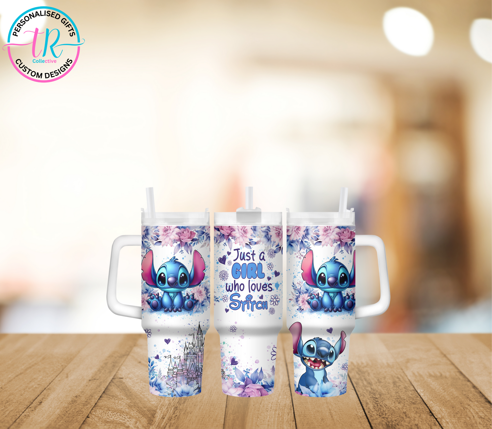 14oz-tumbler-travel-mug-coffee-tumbler-Just-a-girl-who-loves-stitch-TR-collective-front