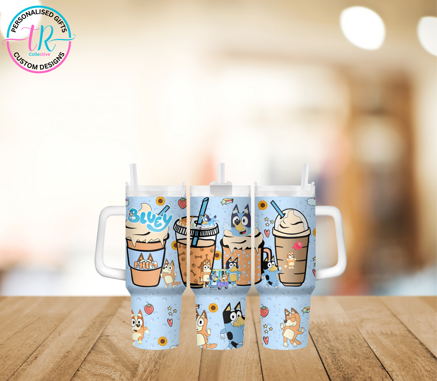 14oz-tumbler-travel-mug-coffee-tumbler-bluey-shakes-TR-collective-front