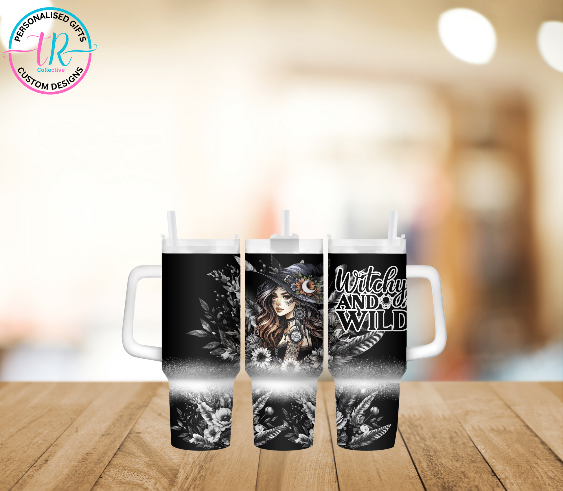 14oz-tumbler-travel-mug-coffee-tumbler-witchy-and-wild-TR-collective-front