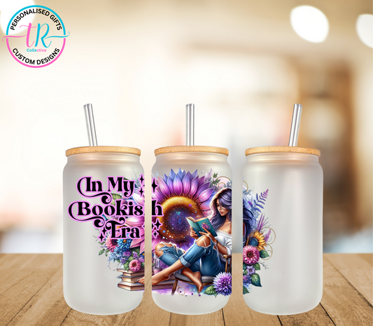 16oz-glass-tumbler-glass-can-glass-tumbler-with-straw-bookish-era-TR-collective-front