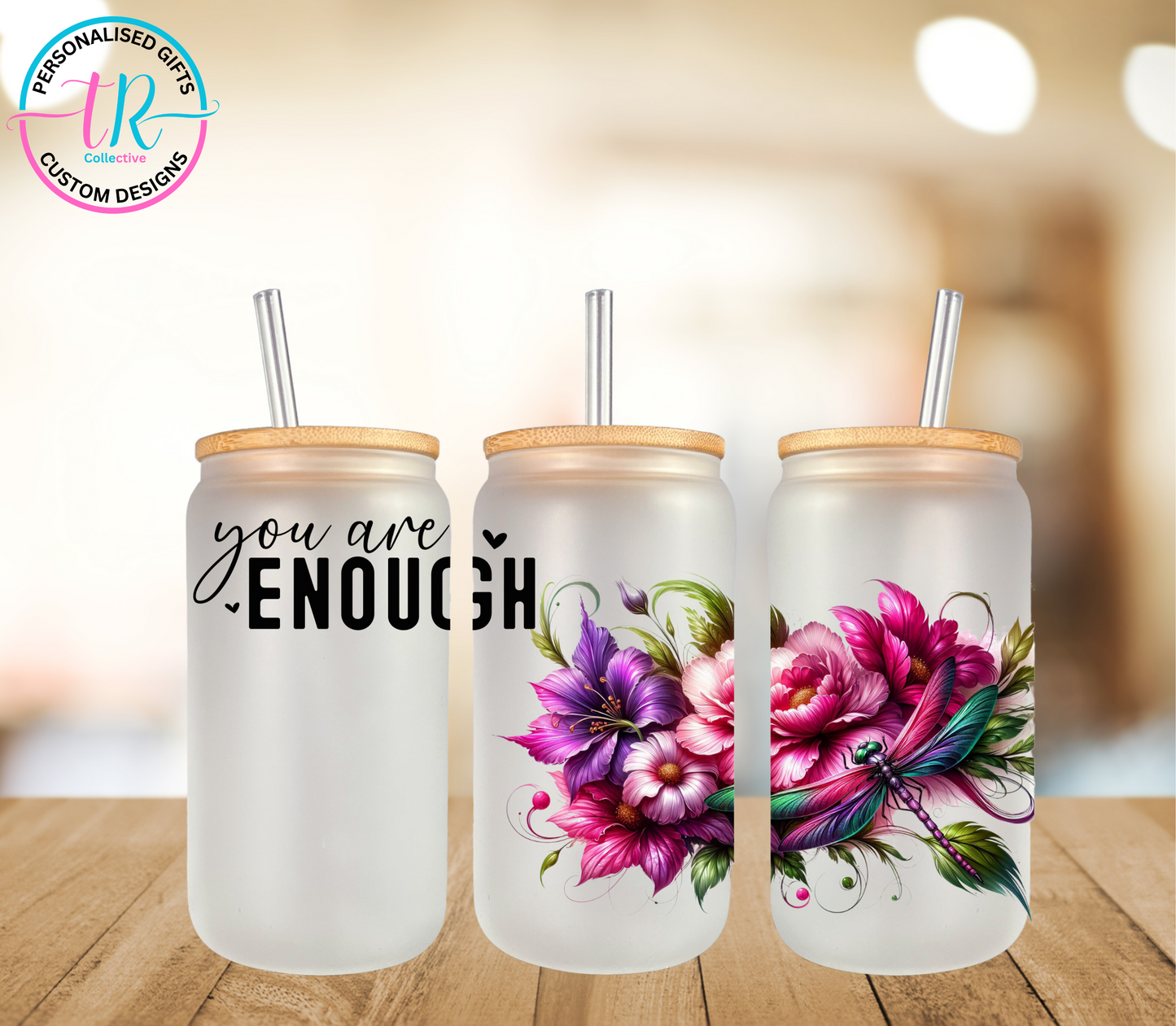 16oz-glass-tumbler-glass-can-glass-tumbler-with-straw-dragonfly-enough-TR-collective-front