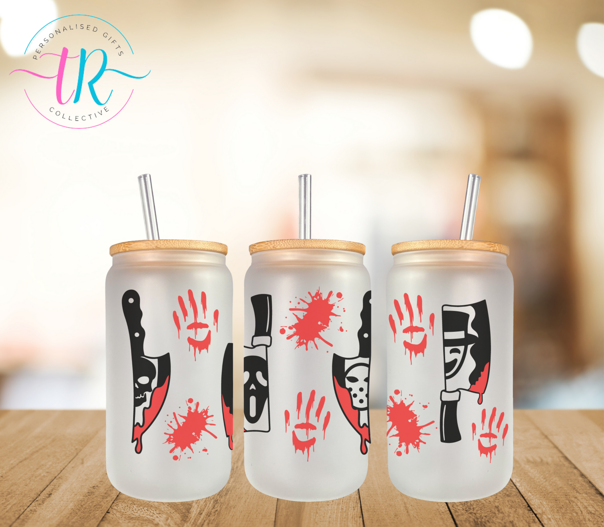 16oz-glass-tumbler-glass-can-glass-tumbler-with-straw-horror-TR-collective-front