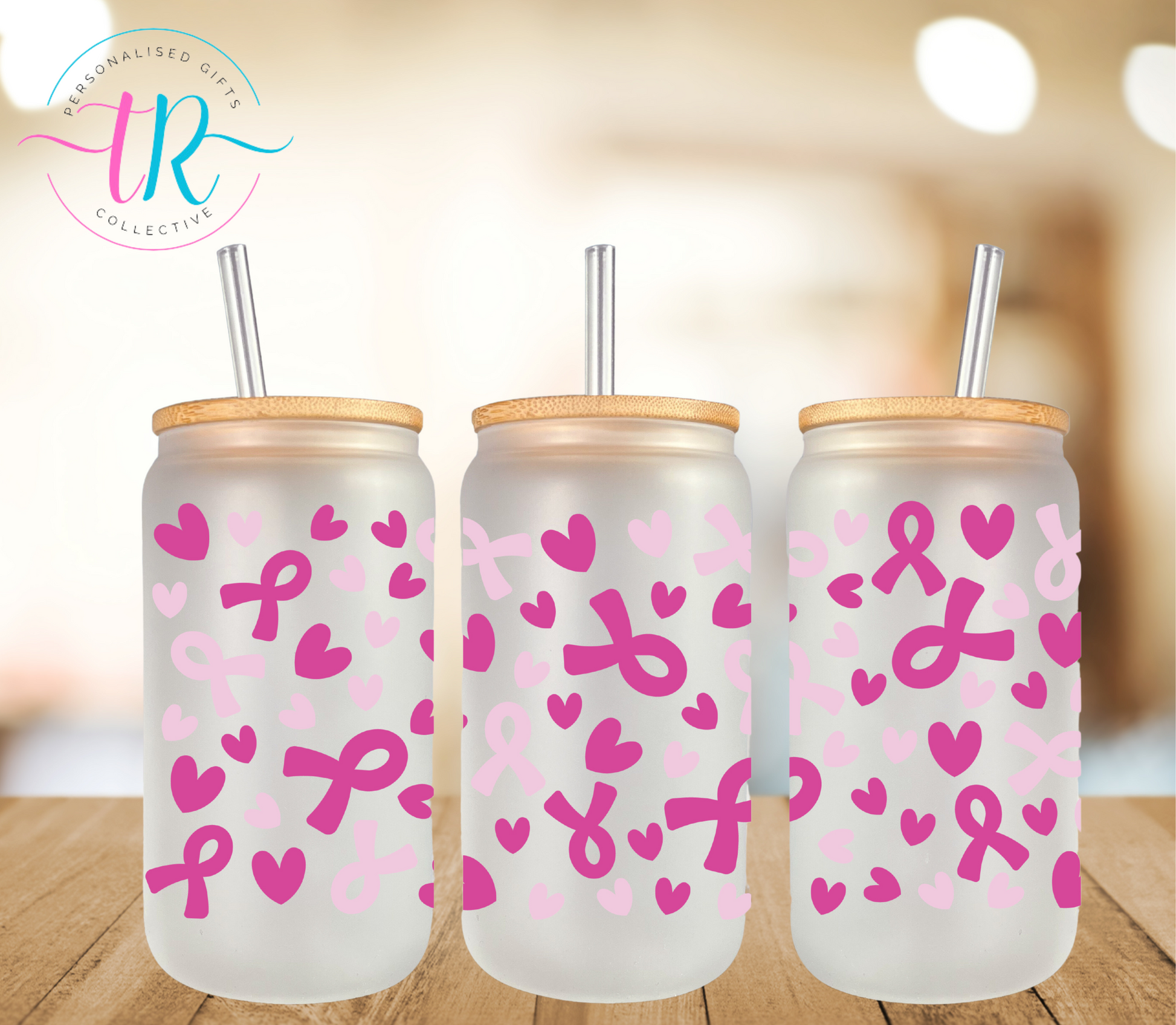 16oz-glass-tumbler-glass-can-glass-tumbler-with-straw-pink-ribbon-TR-collective-front