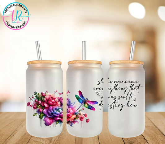 16oz-glass-tumbler-glass-can-glass-tumbler-with-straw-time-she-overcame-TR-collective-front