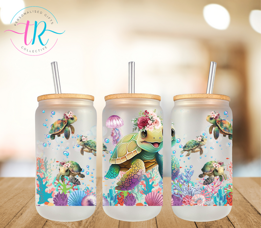 16oz-glass-tumbler-glass-can-glass-tumbler-with-straw-turtles-TR-collective-front