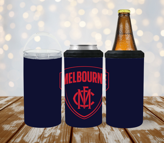 4 in 1 Stubby/Can Cooler Tumbler - Melbourne Football Club