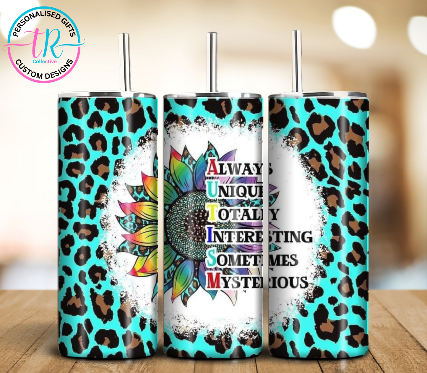 20oz-tumbler-Autism-Sunflower-TR-collective-front