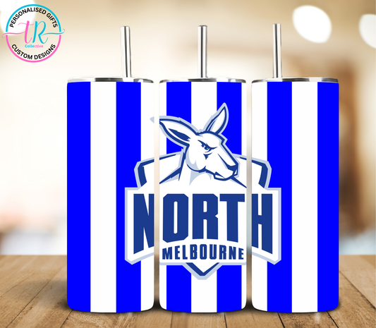 20oz-tumbler-coffee-tumbler-AFL-north-melbourne-TR-collective-front