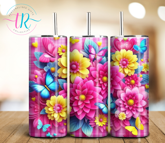 20oz-tumbler-coffee-tumbler-tumbler-cup-3d-flowers-TR-collective-front