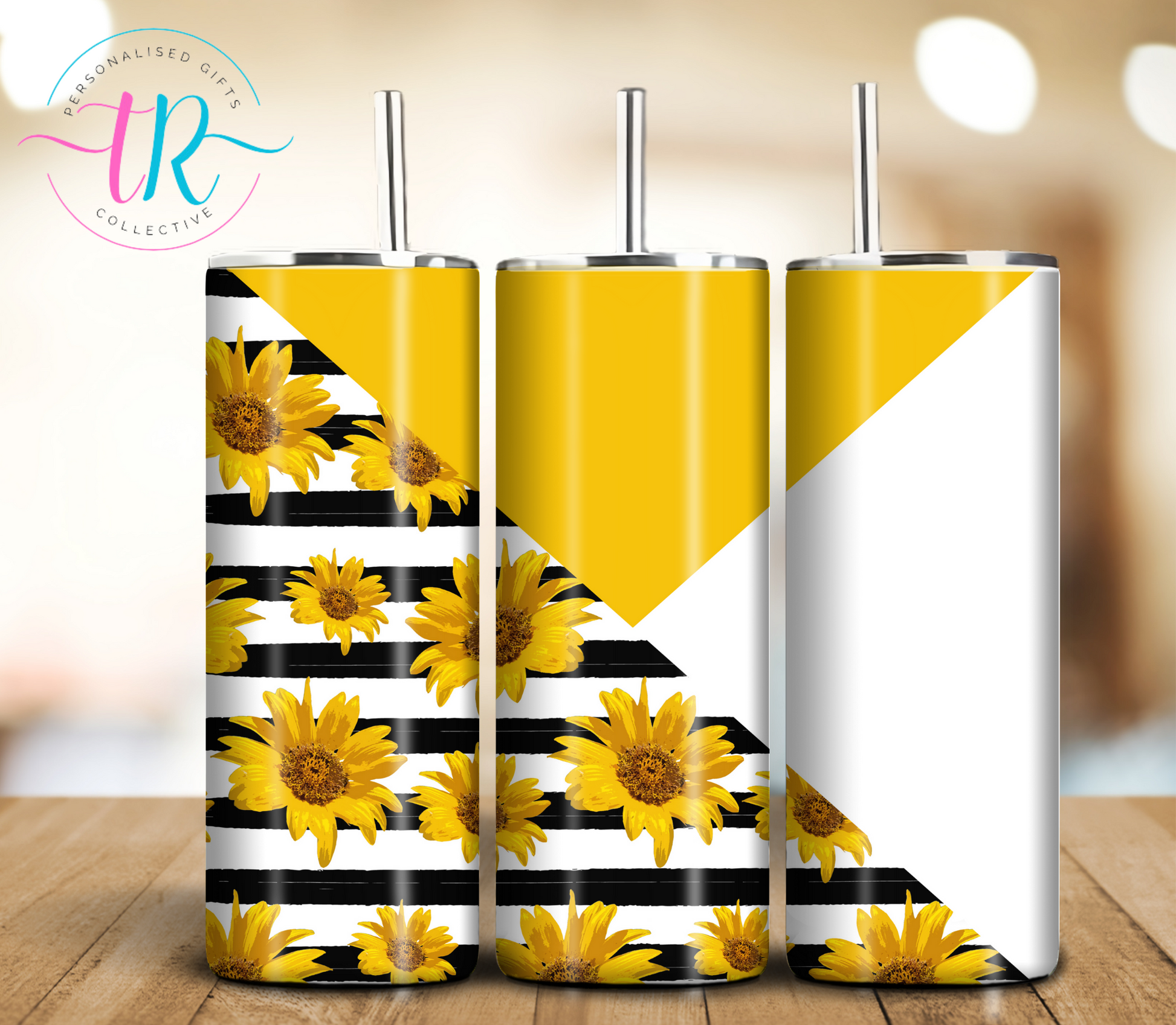 20oz-tumbler-coffee-tumbler-tumbler-cup-Sunflowers-and-stripes-TR-collective-front