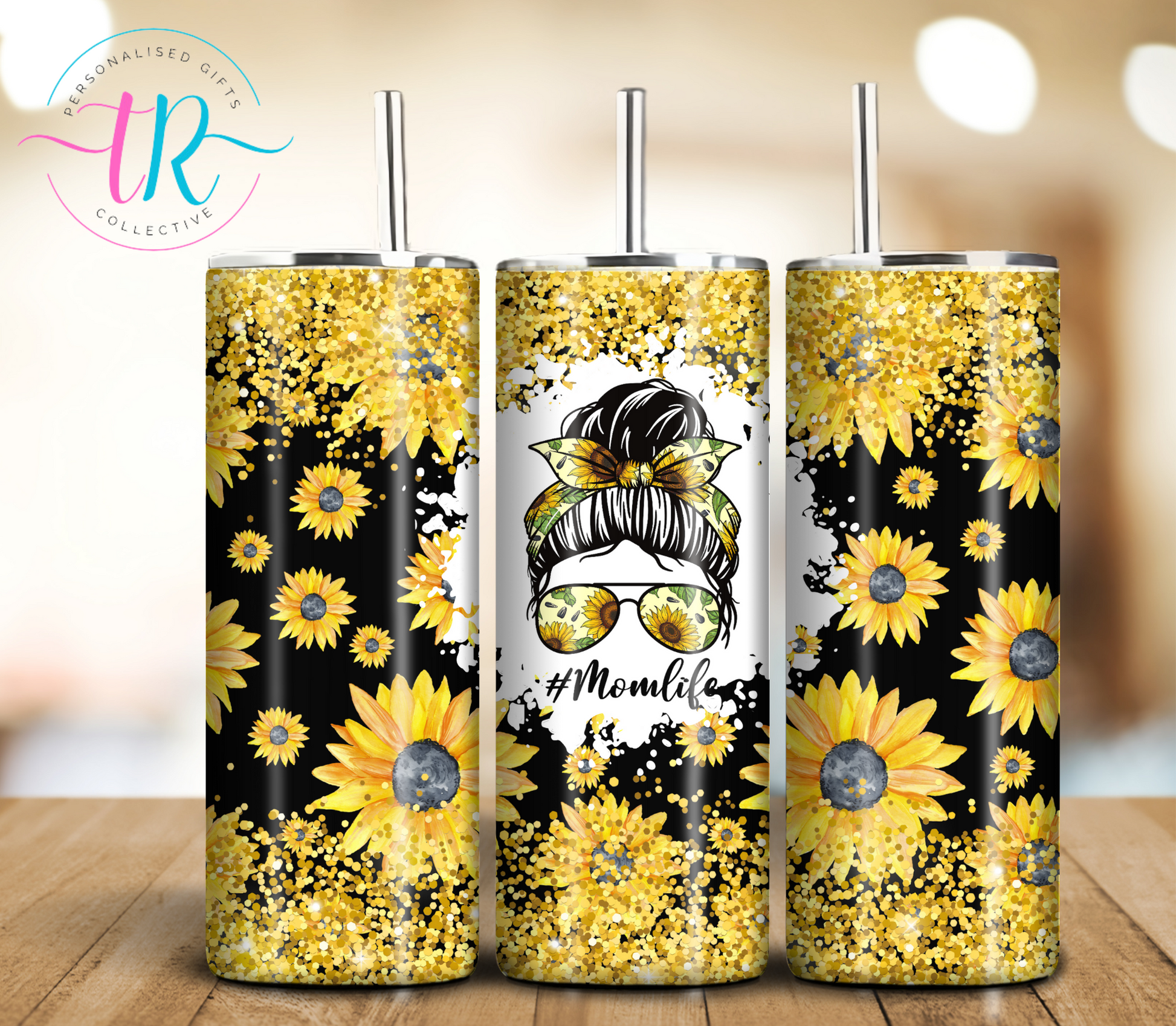 20oz-tumbler-coffee-tumbler-tumbler-cup-mom-life-sunflower-TR-collective-front