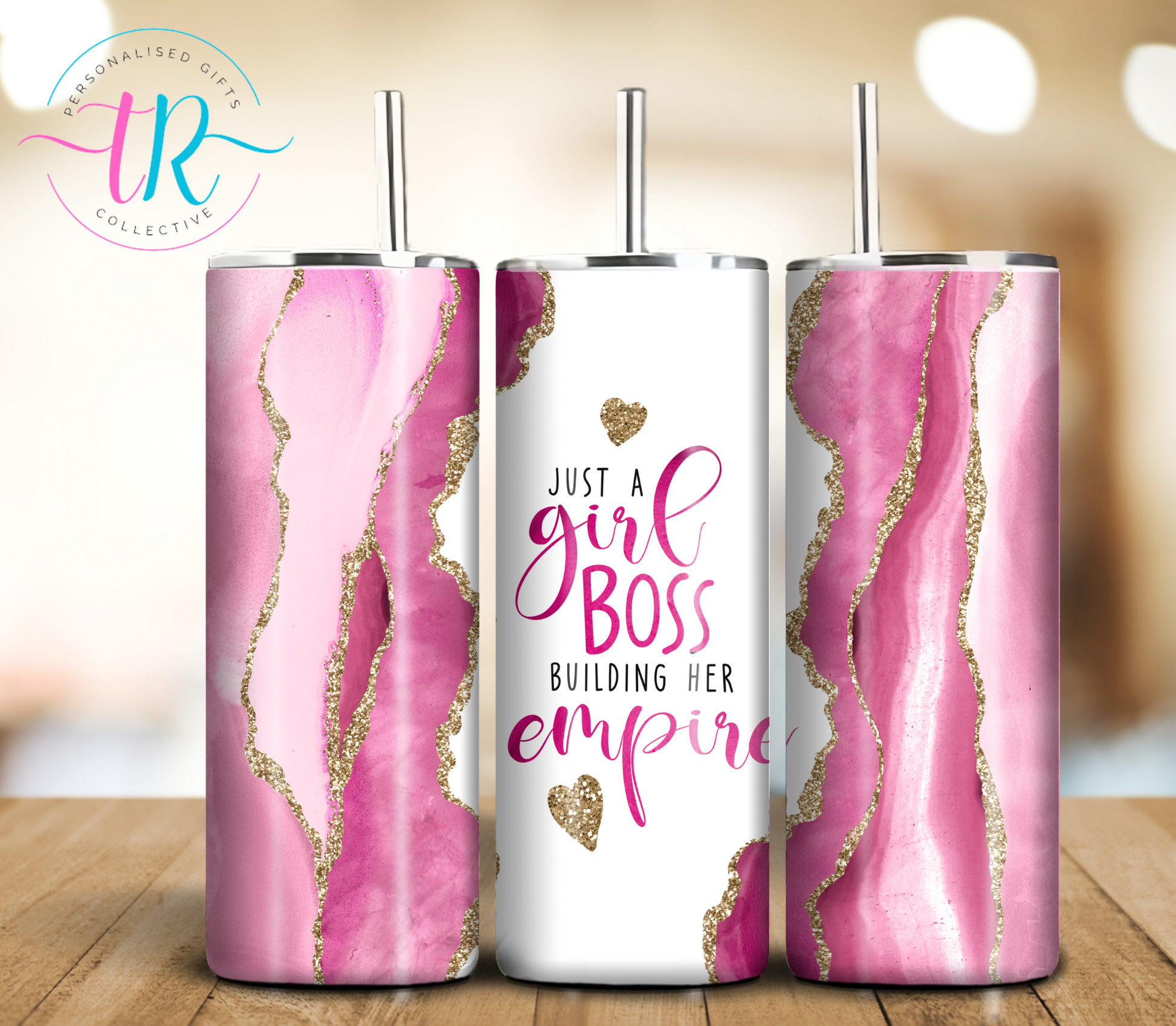 20oz-tumbler-coffee-tumbler-tumbler-cup-girl-boss-TR-collective-front