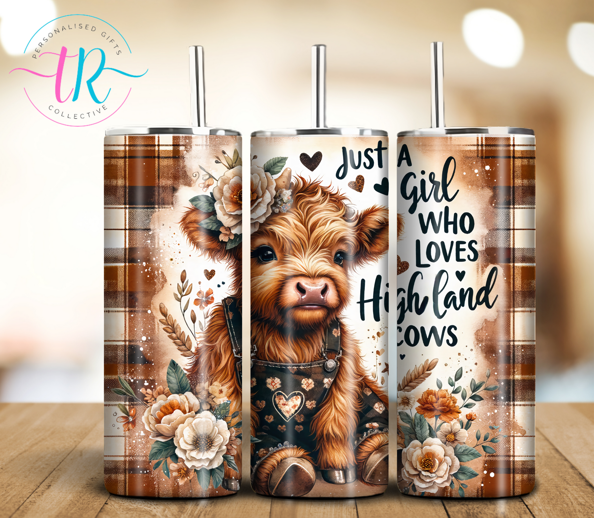 20oz-tumbler-coffee-tumbler-tumbler-cup-highland-girl-TR-collective-front