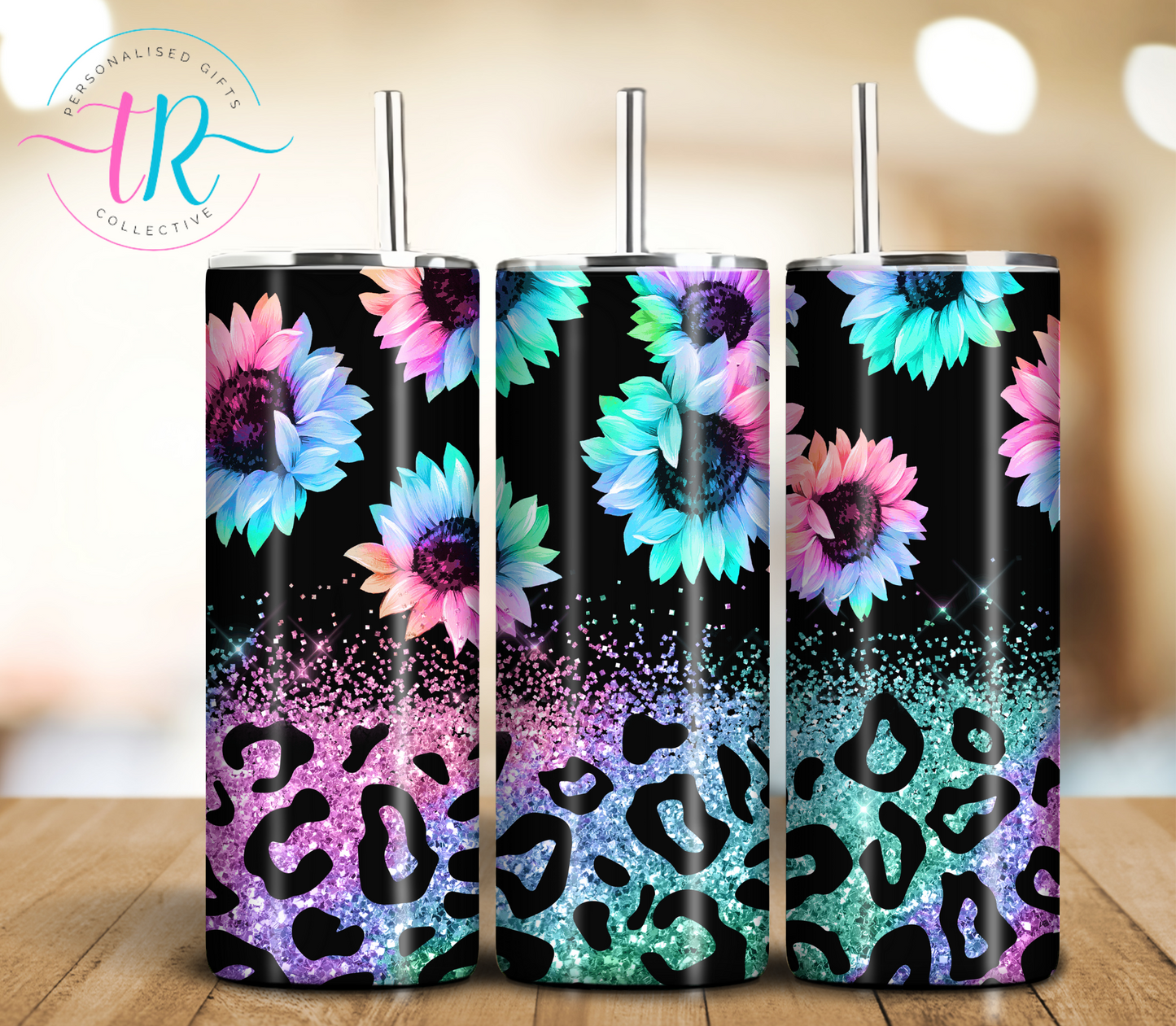 20oz-tumbler-coffee-tumbler-tumbler-cup-neon-flowers-and-cheetah-TR-collective-front