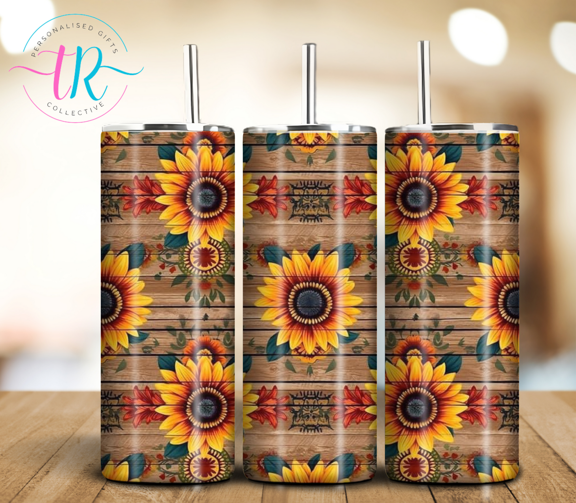 20oz-tumbler-coffee-tumbler-tumbler-cup-rustic-sunflowers-TR-collective-front