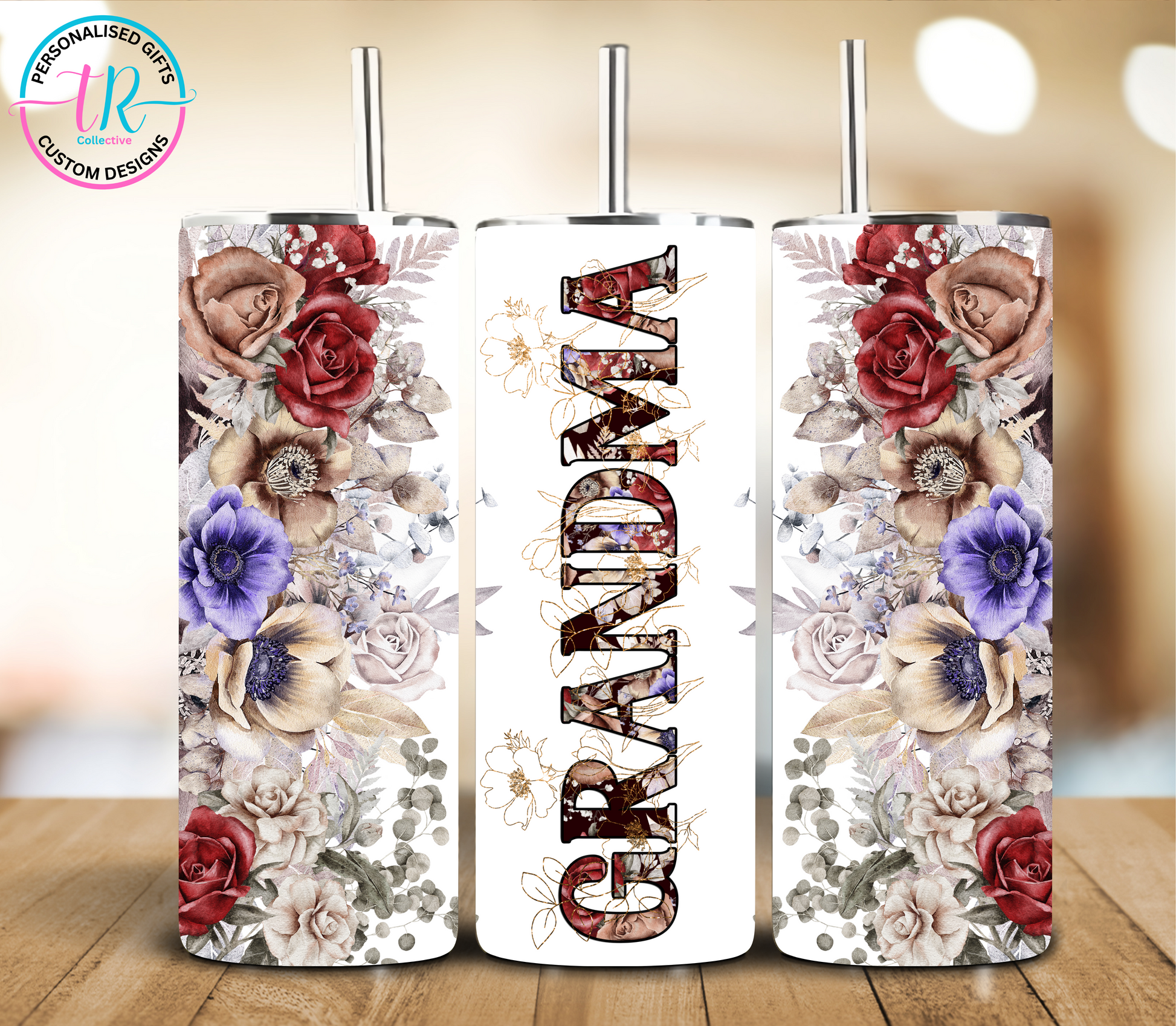 20oz-tumbler-tumbler-cup-tumbler-grandma-flowers-TR-collective-front