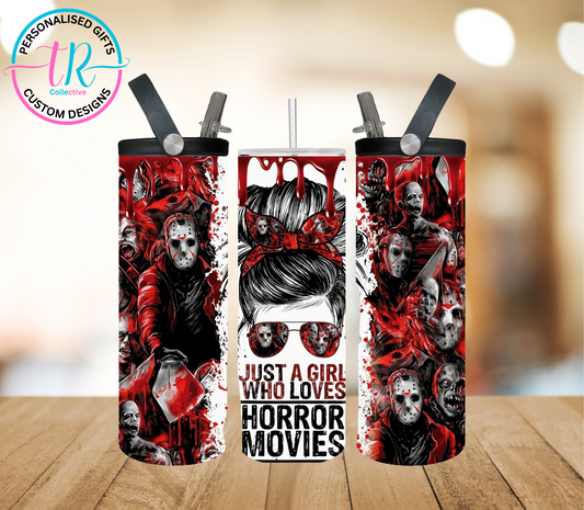 20oz-water-bottle-insulated-water-bottle-drink-bottle-Horror-Girl-TR-collective-front