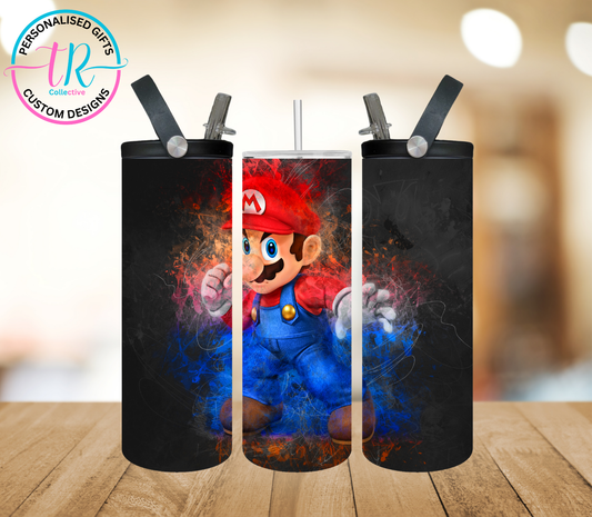 20oz-water-bottle-insulated-water-bottle-drink-bottle-Mario-TR-collective-front