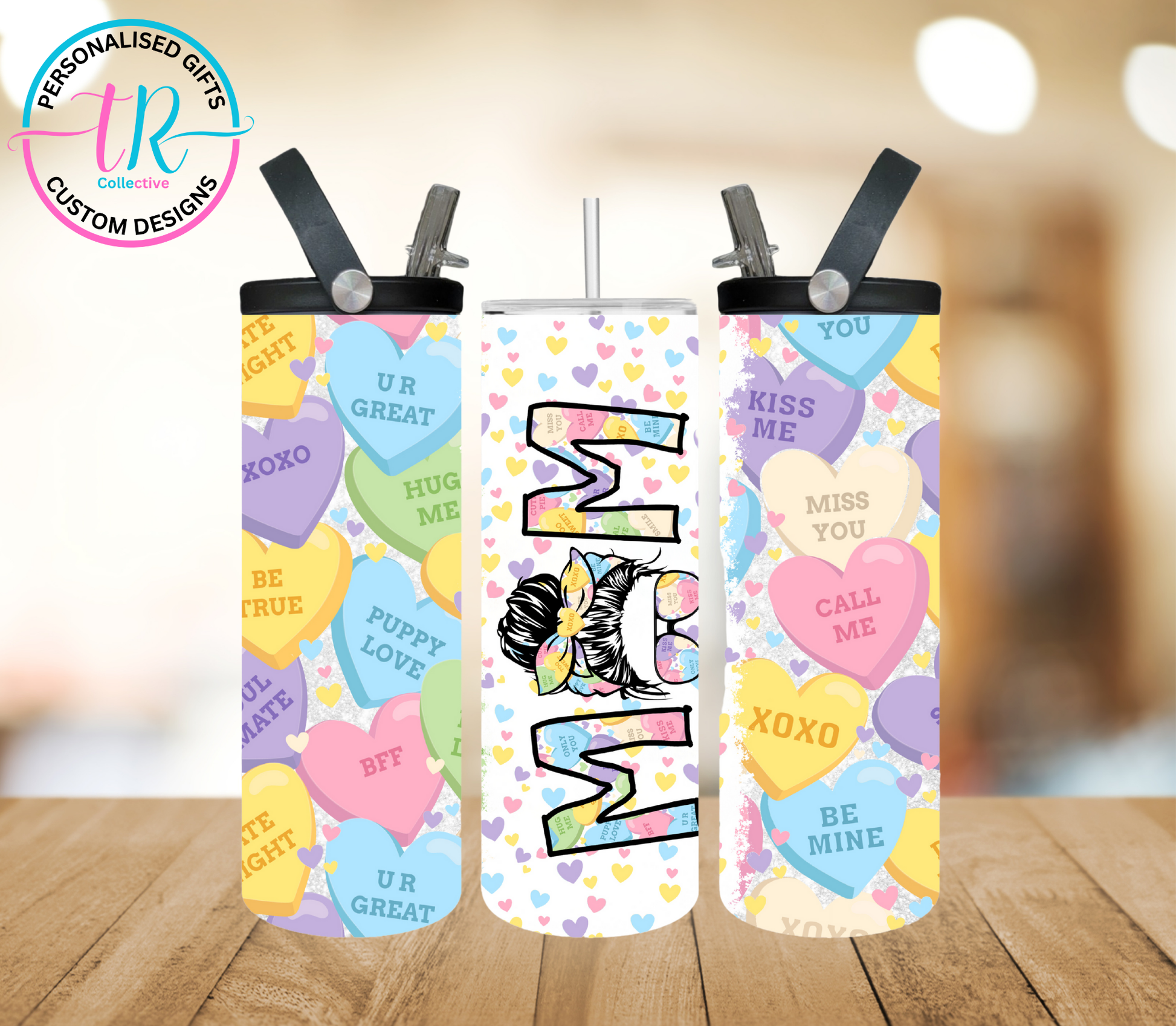 20oz-water-bottle-insulated-water-bottle-drink-bottle-Mum-Hearts-TR-collective-front