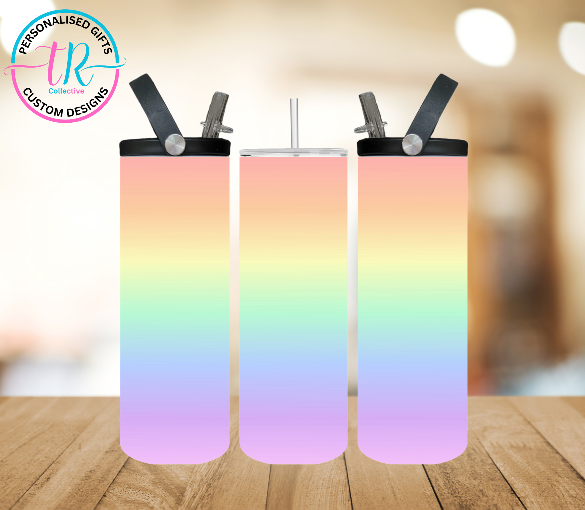 20oz-water-bottle-insulated-water-bottle-drink-bottle-Rainbow-Love-TR-collective-front