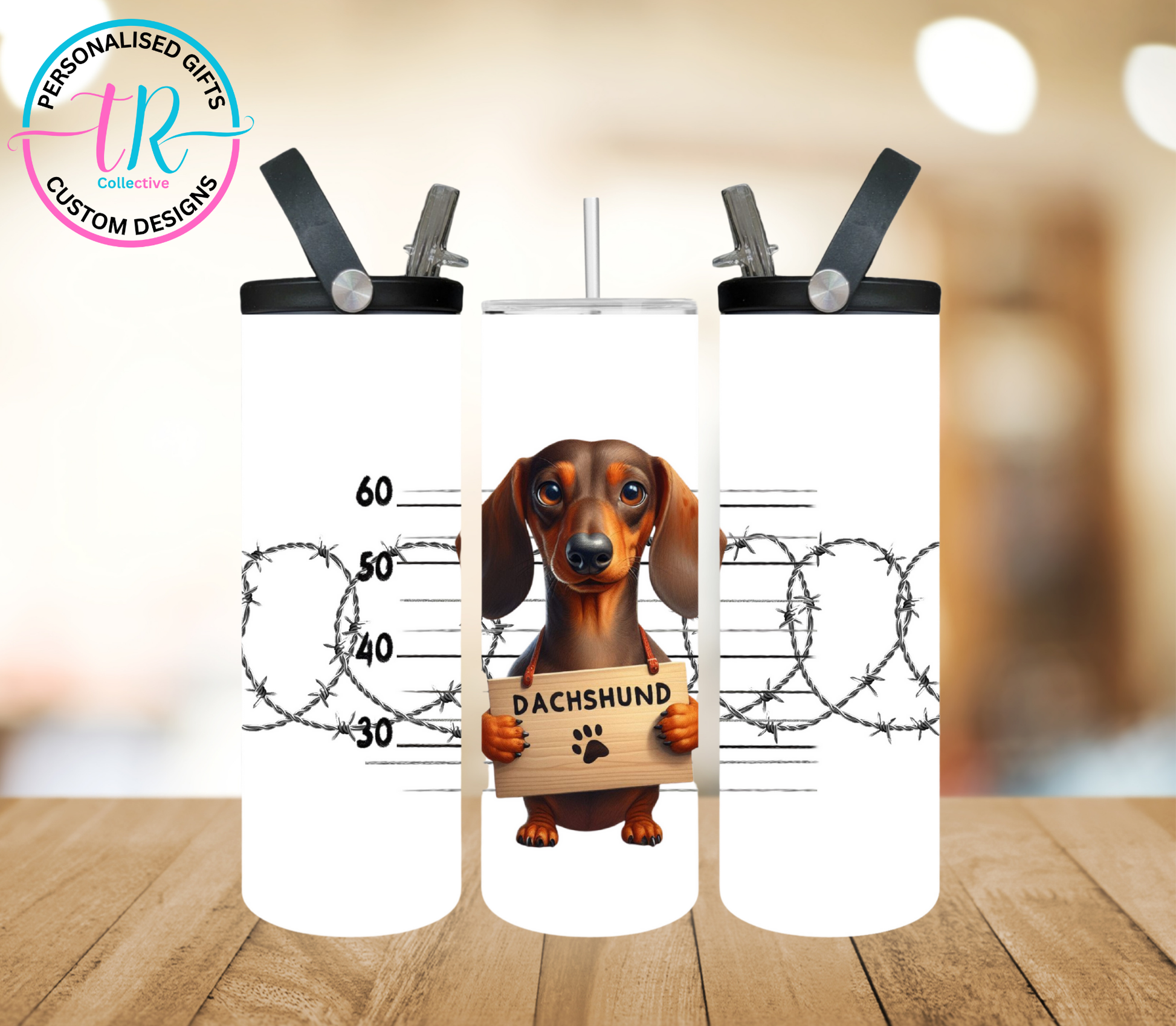 20oz-water-bottle-insulated-water-bottle-drink-bottle-dachshund-TR-collective-front