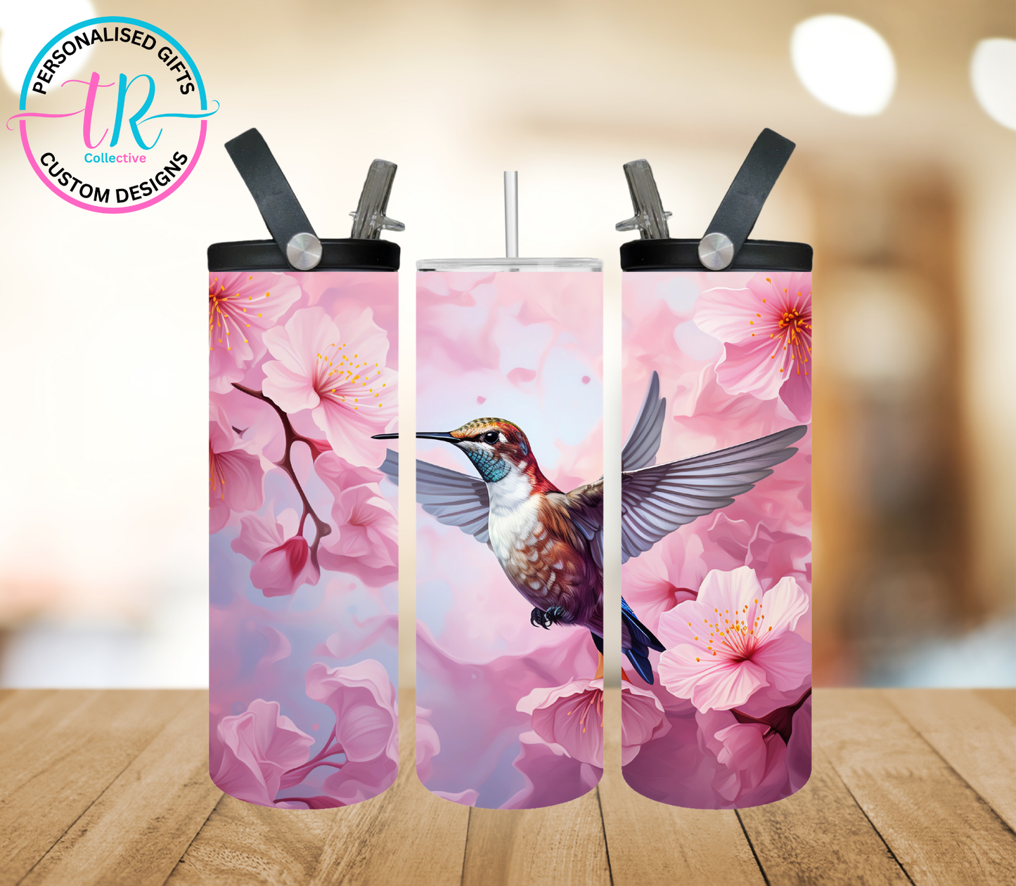 20oz-water-bottle-insulated-water-bottle-drink-bottle-flower-bird-TR-collective-front