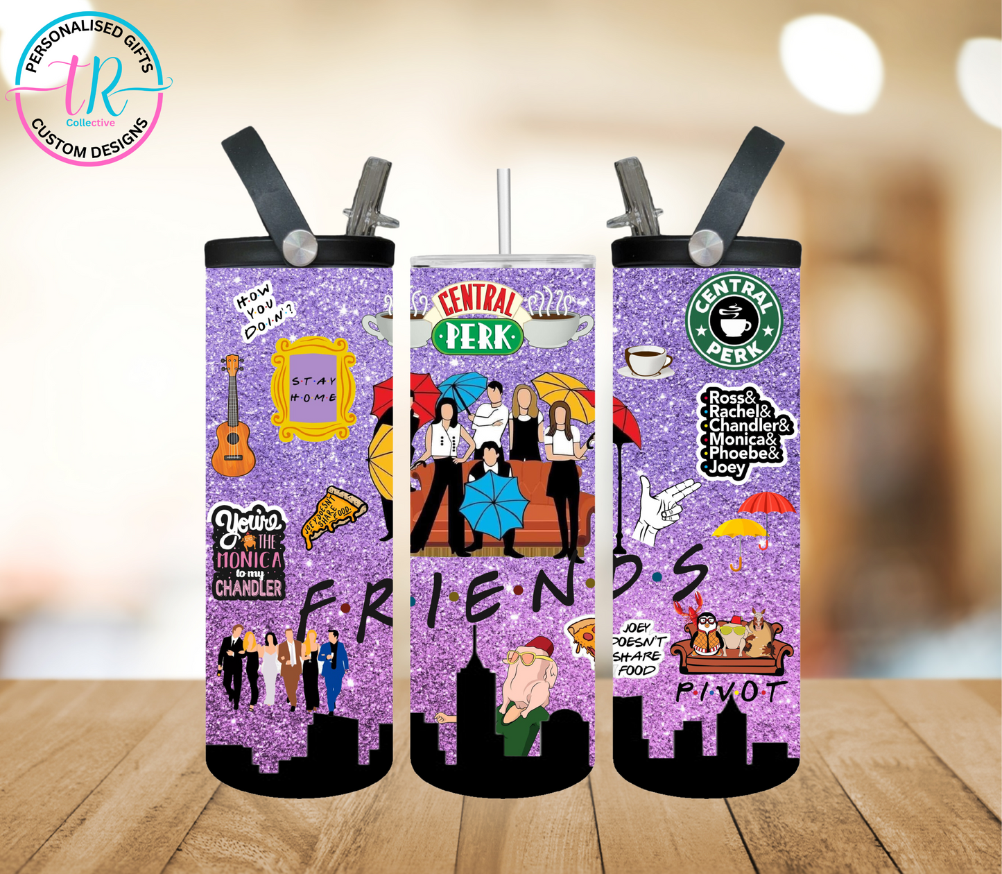 20oz-water-bottle-insulated-water-bottle-drink-bottle-friends-TR-collective-front