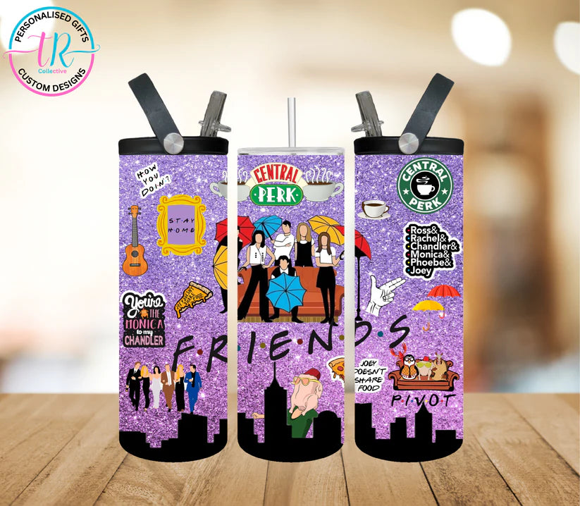 Second's - 20oz Water bottle Tumbler - Friends