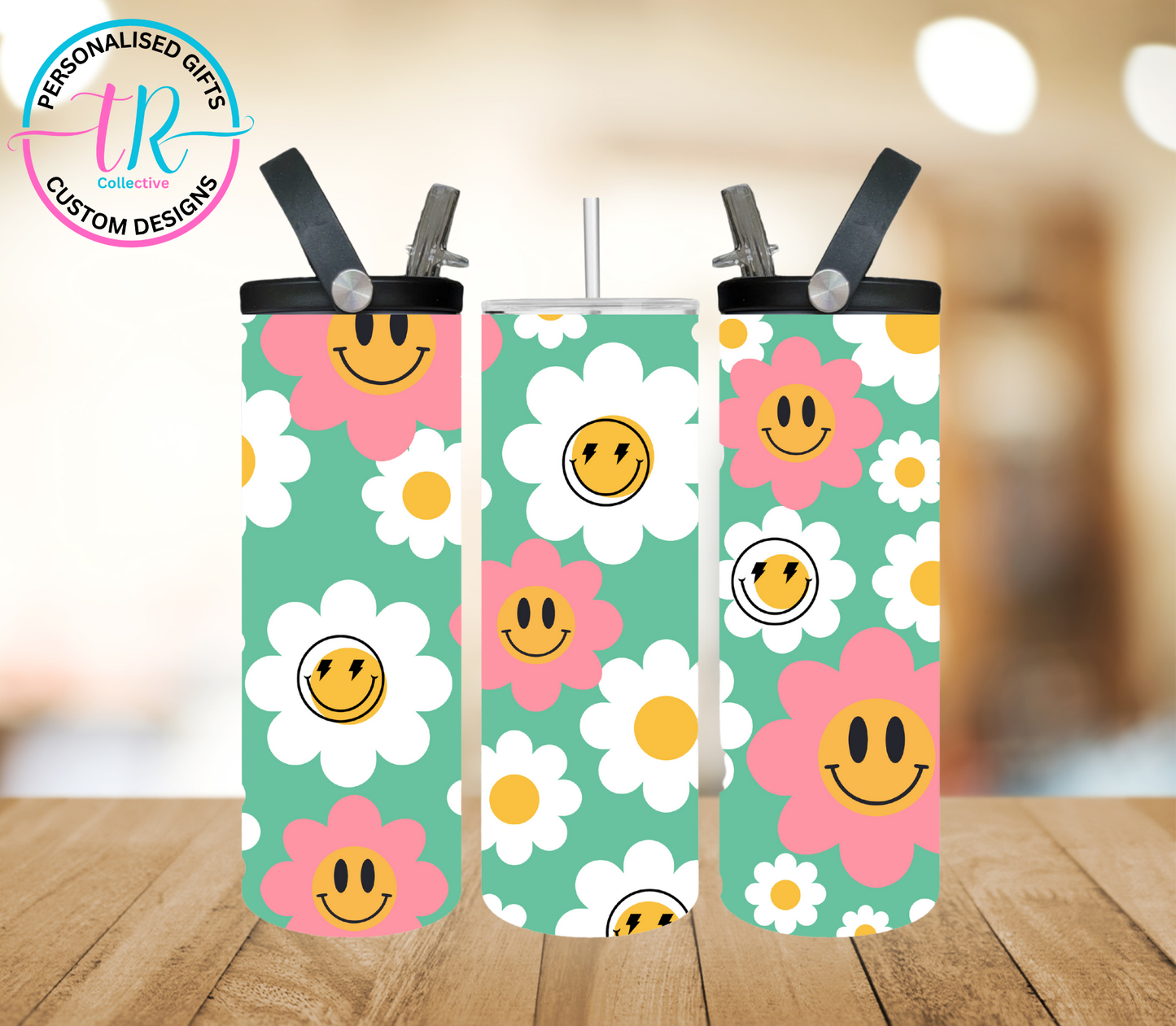 20oz-water-bottle-insulated-water-bottle-drink-bottle-smiley-flower-TR-collective-front