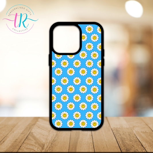 Custom Phone Case - Blue Daisy