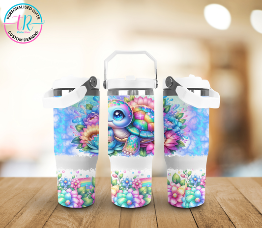 30oz-tumbler-30oz-tumbler-with-handle-travel-mug-floral-turtle-TR-Collective-shop