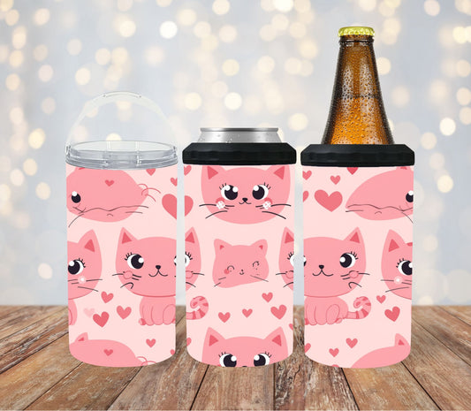 4-in-1-stubby-can-cooler-tumbler-stubby-holder-can-cooler-Kitty-love-TR-Collective-front