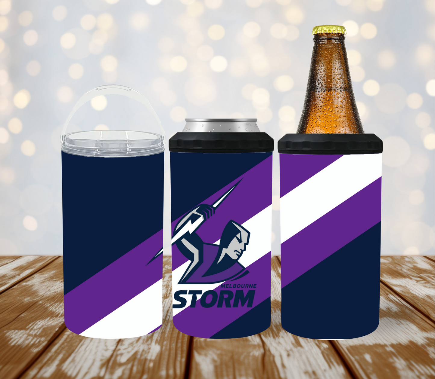 4-in-1-stubby-can-cooler-tumbler-stubby-holder-can-cooler-Melbourne-storm-TR-Collective-front