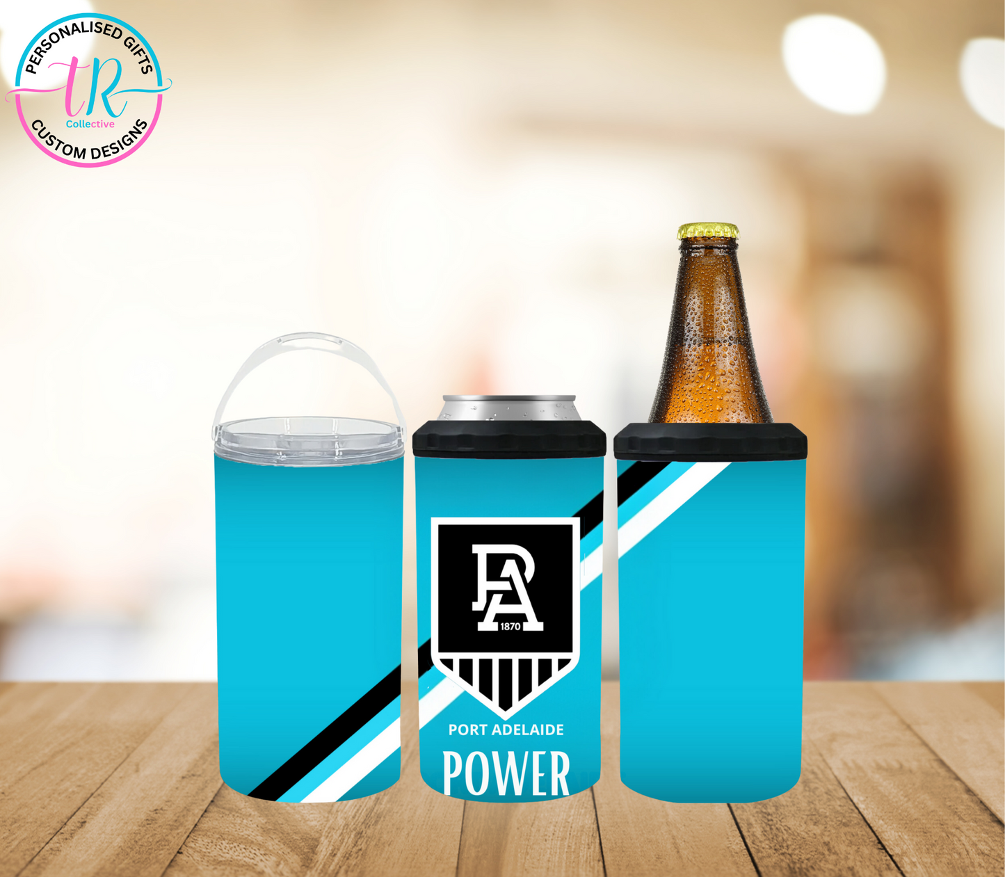 4-in-1-stubby-can-cooler-tumbler-stubby-holder-can-cooler-Port-Adelaide-TR-Collective-front