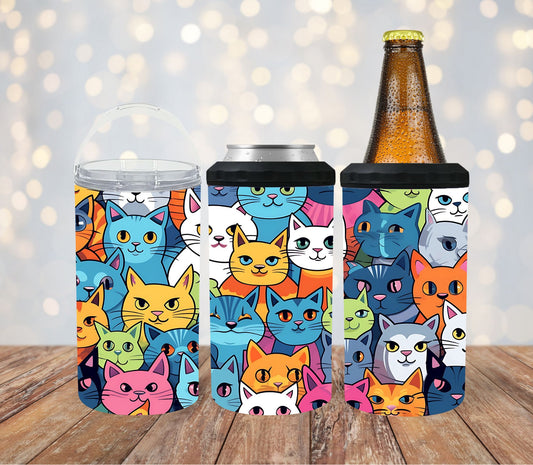4-in-1-stubby-can-cooler-tumbler-stubby-holder-can-cooler-cats-TR-Collective-front