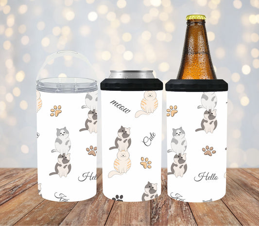 4-in-1-stubby-can-cooler-tumbler-stubby-holder-can-cooler-cute-kitty-TR-Collective-front