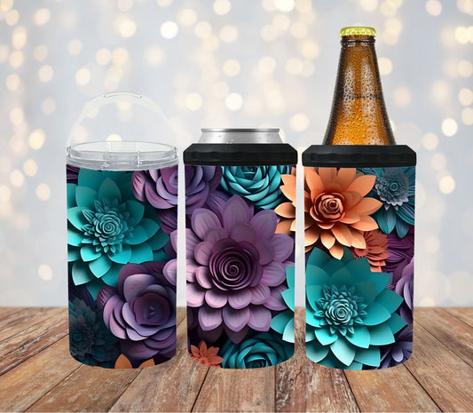 4-in-1-stubby-can-cooler-tumbler-stubby-holder-can-cooler-floral-dream-TR-Collective-front