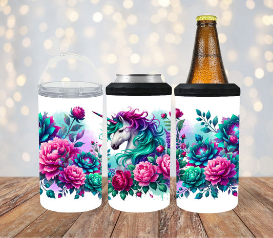 4-in-1-stubby-can-cooler-tumbler-stubby-holder-can-cooler-unicorn-TR-Collective-front