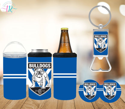 4-in-one-can-cooler-keychain-bottle-opener-coaster-set-Bulldogs-tr-collective-front-2