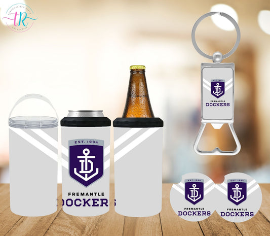 4-in-one-can-cooler-keychain-bottle-opener-coaster-set-Fremantle-collective-front