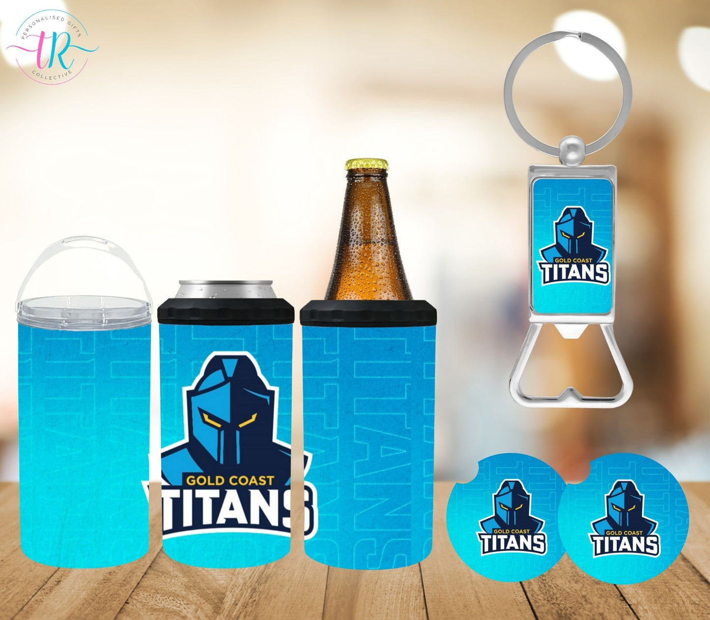 4-in-one-can-cooler-keychain-bottle-opener-coaster-set-Titans-tr-collective-front
