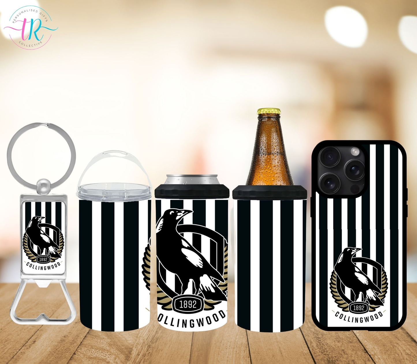 4-in-one-can-cooler-keychain-bottle-opener-phone-case-set-Collingwood-tr-collective-front