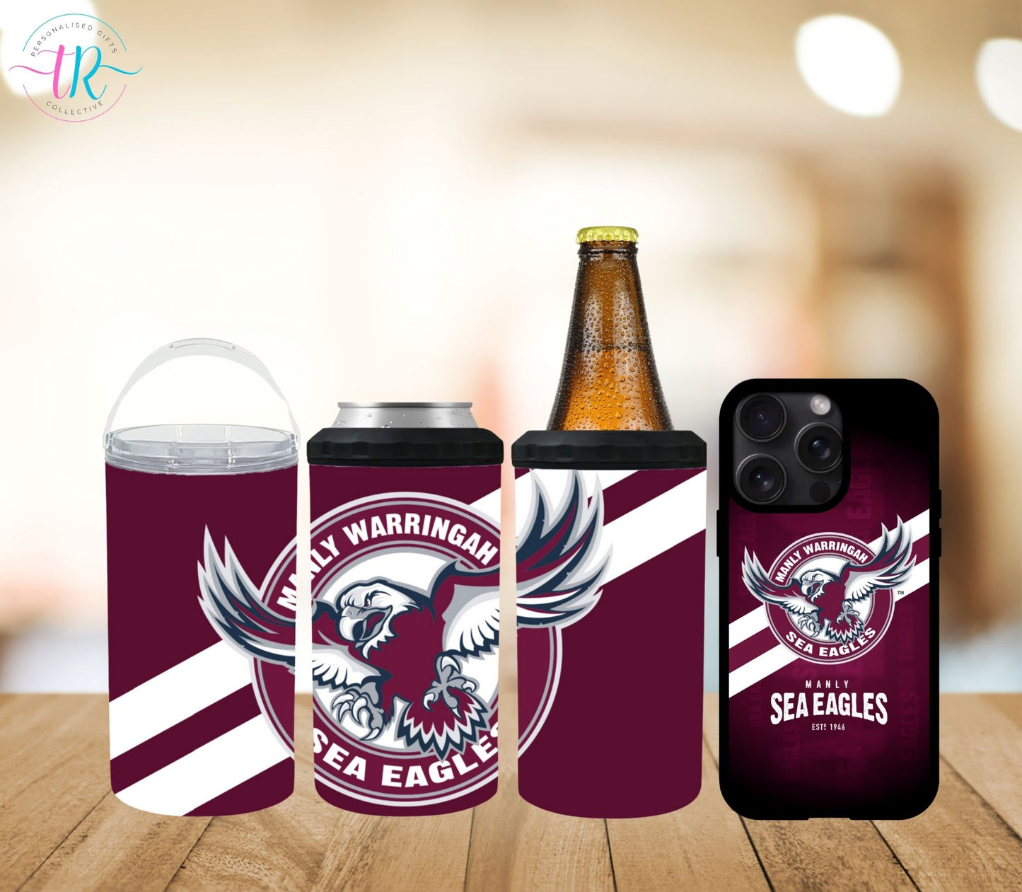 4-in-one-can-cooler-keychain-bottle-opener-phone-case-set-Sea-Eagles-collective-front